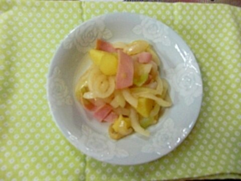 じゃが芋と玉ねぎの炒め物